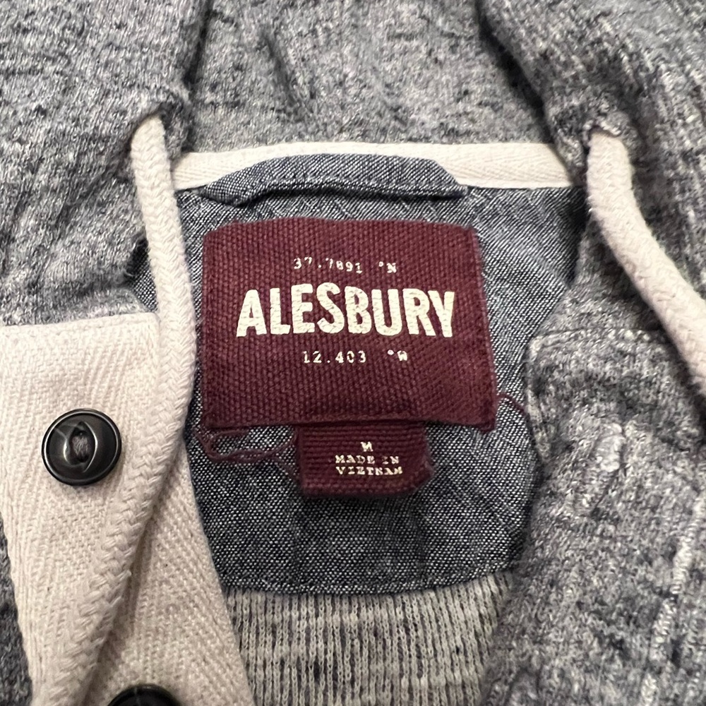 Alesbury Heather Gray Hoodie‎ for Men - Picture 4 of 6